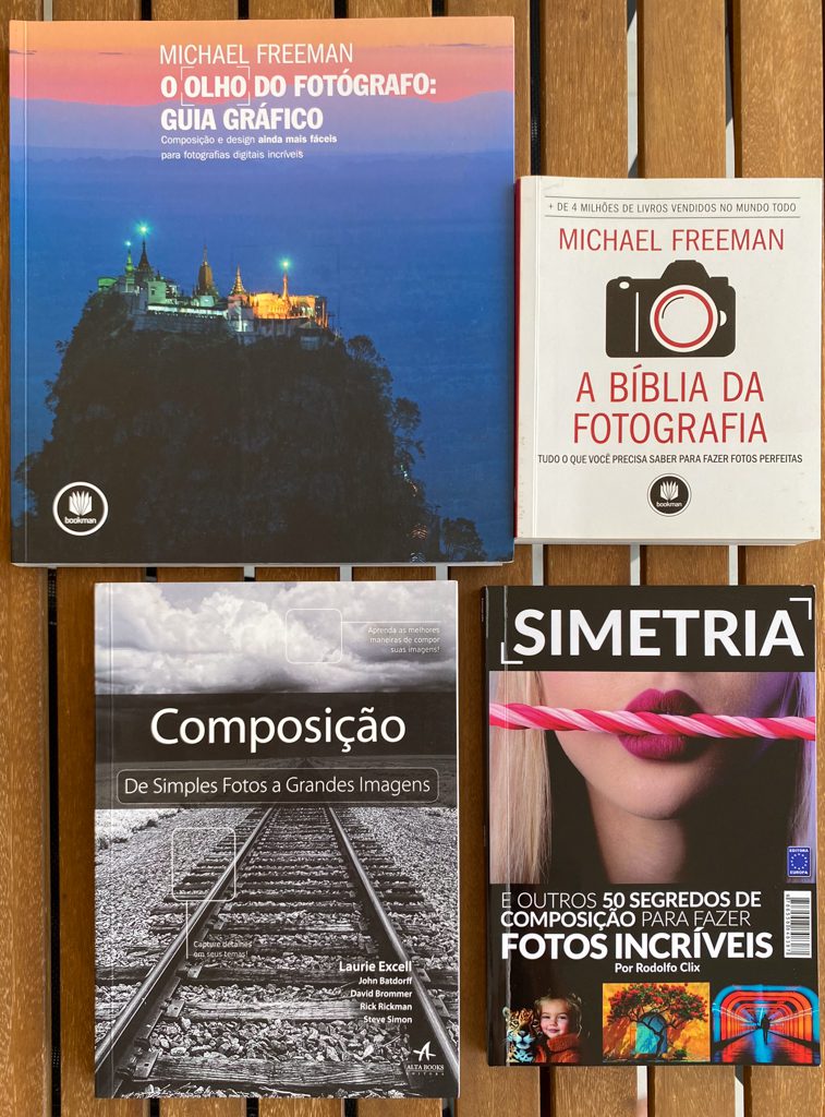 Livros de fotografia e composição